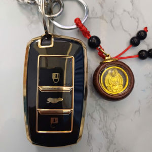 🚘 Trọn bộ ốp khóa xe ô tô VinFast VF5 kèm Đức Phật Quan Thế Âm Bồ Tát – Độ trì an lành trên mọi hành trình