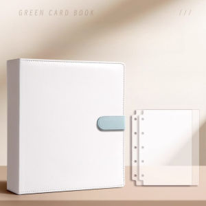 3X3 9Grid A4 Photocard Binder Large Wide Spine D Ring Photo Card Holder PU 3inch Photo Album Korean Idol Photo Collect Book2026