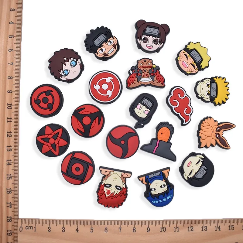 Japanese Anime Naruto Jibbitz for Crocs Accessories Charms Itachi