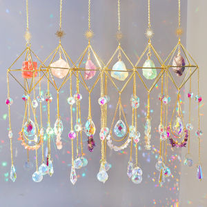 Sun Catcher Wall Hanging Crystal Wind Chime Prism Suncatcher Rainbow Maker Light Catcher Garden Decoration Car Ornaments Gift2026