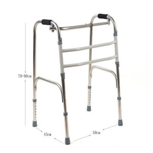 อุปกรณ์ช่วยเดิน ไม้เท้า 4 ขา วอคเกอร์ อุปกรณ์สำหรับฟื้นฟูสมรรถภาพคนพิการ เครื่องช่วยสำหรับพยุงตัวผู้ป่วย คนชรา