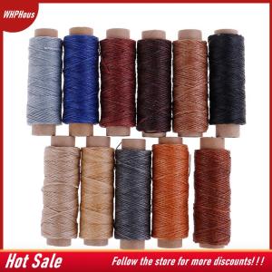 【COD】🔥🔥🔥 50m Roll Leather Sewing Flat Waxed Thread Wax String Hand Stitching Craft 150D