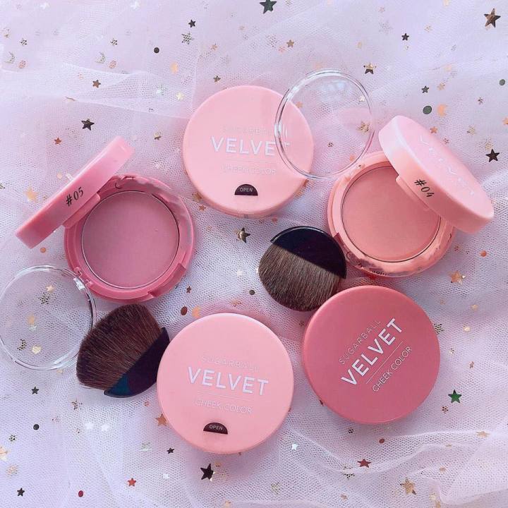 HCM]PHẤN MÁ HỒNG ARITAUM SUGARBALL VELVET CHEEK COLOR (ib chọn màu 