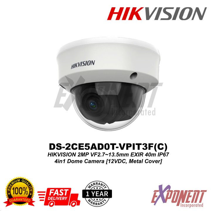 DS-2CE5AD0T-VPIT3F(C) HIKVISION 2MP EXIR 40m IP67
