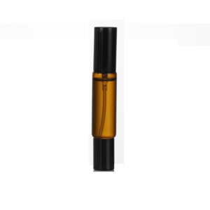 OOC Aluminum Nozzle Glass Perfume Bottle 10ml Capacity Rolling Ball Double-headed Bottle Eco-friendly Empty Refillable Bottle Travel Storage