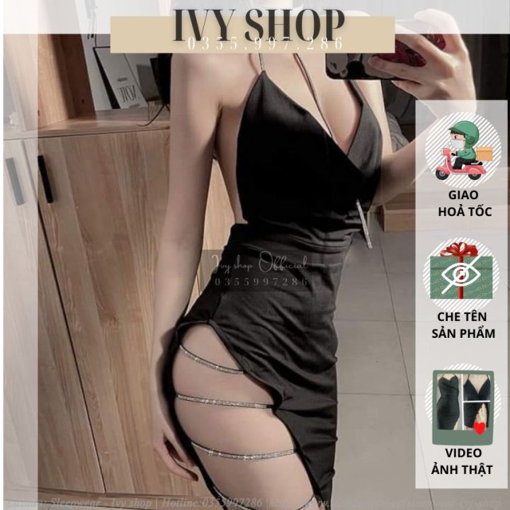 Váy Ngủ Body Sexy - Đầm Ngủ Thun 2 Dây Phối Ren Họa Tiết Hoa Nhí VN554 |  Shopee Việt Nam