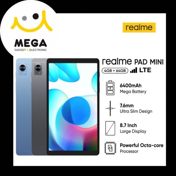 Realme Pad Mini LTE 4GB + 64GB Garansi Resmi Realme Indonesia | Lazada ...