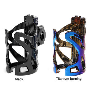 Bicycle Drink Water Bottle Holder Cage Practical Motorcycle Bike Bottle Cup Rack Cages-Black/Blue