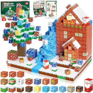 150PCS Magnetic Building Blocks Christmas Toy DIY Educational Gift for Kids