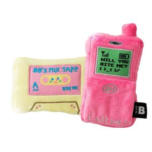 zhongku Ins Pet Toy Beautiful Rose Pink Small Phone Hidden Food Sound Toys Plush Toys