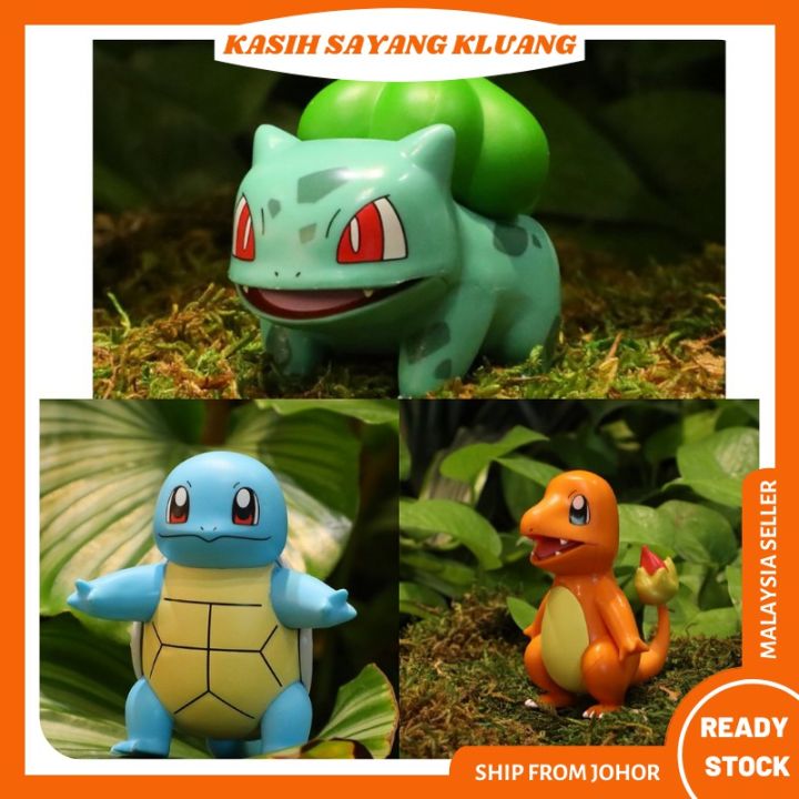 Cute Pokemon Cake Decoration Figures Charmander Bulbasour Cake Topper ...