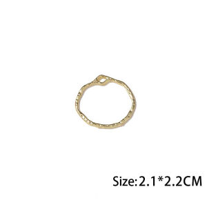 Hmeme 10pcs hợp kim Hollow khung mở trở lại bezel Mặt dây chuyền hình học quyến rũ đối với DIY trang sức làm bông tai vòng cổ supllies