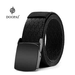 DOOPAI Mens Tactical Belt Army Military Metal Steel Buckle Canvas Casual Belt