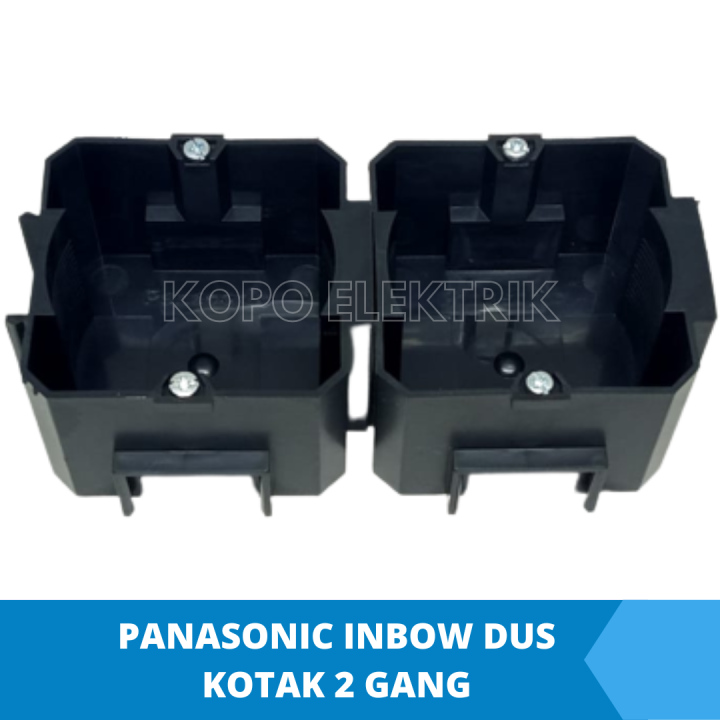 INBOW Dus untuk pasangan Saklar / Stopkontak 2 gang Panasonic