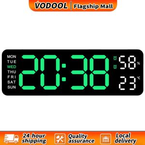 Digital Alarm Clock LED Desk Alarm Clock Multifunctional USB Charging Electronic Wall Clock Dual Alarm Clock for Bedroom
