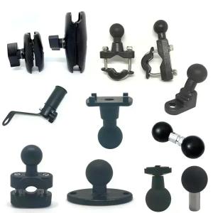 1 inch bóng đầu điện thoại GPS chủ gắn xe máy cơ sở Autocycle đứng cho phụ kiện kit Gopro cho iPhone