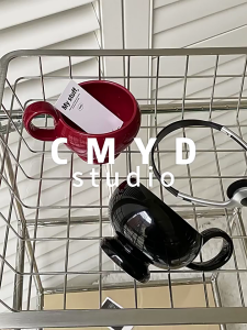 Cốc cà phê gốm 280ml thanh lịch với chủ đề và cốc cà phê gốm bằng gốm tay cầm công thái học cho sinh hoạt hiện đại