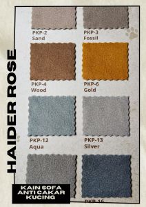 Pet Friendly Sofa Fabric | Kain Sofa Anti Cakar Kucing | Scratch Resistant Upholstery Fabric | Open meter | petka collection