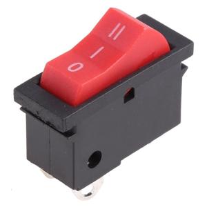 Black Red Electrical Hair Dryer Button Switch On Off Electric Hot Water Bottle Heater Rocker Switch 3 Gear Toggle Type