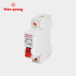 Cầu dao tự động DQHome ĐQ MCB04 C25 1P (MCB 1 cực 25A loại C 4.5KA class 3)