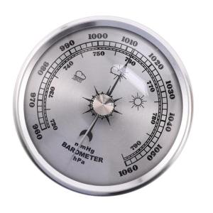 Barometer Analog Atmospheric Pressure Meter Manual Operation Antique Style Meteorology for Laboratory