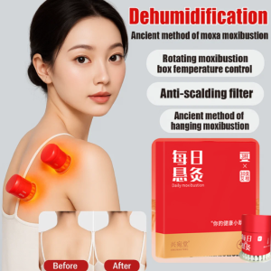 💖Daily Small Hanging Moxibustion Home Seven-Day Portable Moxibustion Portable Moxibustion Tube Micro-Smoke Temperature Control Moxibustion Box每日小型挂式艾灸