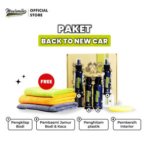 PAKET BTN (BACK TO NEW) SERIES MOBIL BY MOORMILES I UNTUK PENGHITAM PLASTIK ANTI JAMUR PENGKILAP PERAWATAN JOK PADA MOBIL | PAKET LENGKAP LEBIH PRAKTIS DAN HEMAT