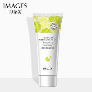 Images 80g Advanced Fruit Acid Exfoliation Facial Scrub Deep Cleansing Peeling Gel Remove Dead Skin Blackhead