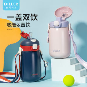 Diller 316 stainless steel straw insulated cup sports kettle (420ML/700ML)
