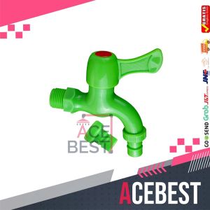 ACEBEST Kran Air Kran Taman Kran Kamar Mandi Kran Bak Mandi Kran Toilet Kran Hijau SLT-41