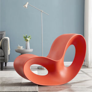 UrbanSpace SG- Nordic Rocking Chair Recliner Lazy Sofa Butterfly Rocker Single Home Sofa Chairs Less Living Room Balcony Leisure
