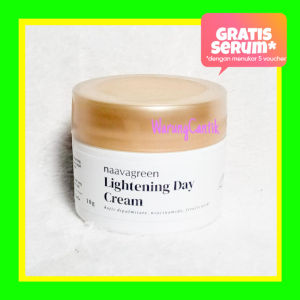 Naavagreen Lightening Day Cream 10 gram by dr Fredi Setyawan Original Skin Care Krim Pagi Siang Pencerah