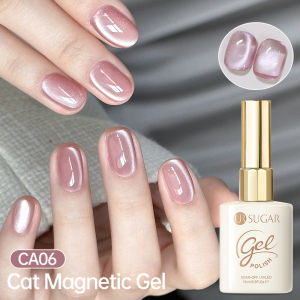 UR SUGAR 15ml Diamond Red Cat Eyes Gel Polish Glass Bead Red Crystal Aurora  Nail Gel Semi Permanent Varnish Nail Art