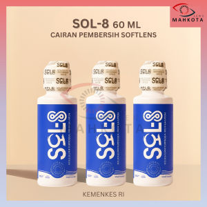 CAIRAN PEMBERSIH SOFTLENS SOL8 60 ML MADE IN KOREA / MULTI PURPOSES SOLUTION AIR SOFLENS 60ML