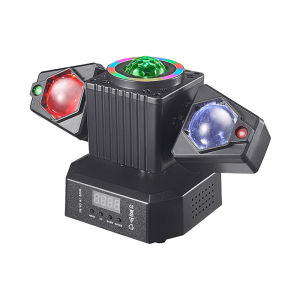 Homemory 50W LED Moving Head Light with RGBW Effects DMX512 Compatible Universal Plug for DJ Disco Party and Stage Lighting
