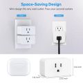 Zwave Plug 800 Series 2 Pack, Zwave Outlet Built-in Repeater Range Extender,Zwave Smart Plug Work with SmartThings, Wink, Alexa, Assistant, Z-Wave Hub Required, FCC and ETL Listed, 1875W. 