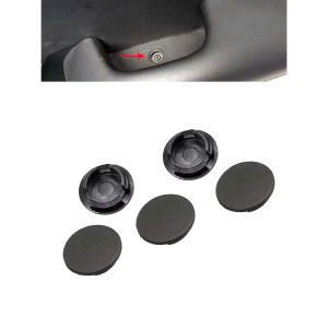 Set 5 nắp che vít tay nắm cửa xe hơi ô tô nắp đậy ốc vít bằng cao su màu đen (18mm)