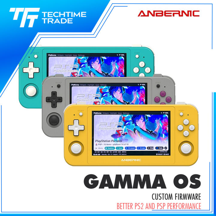 ANBERNIC RG505 GAMMA OS Handheld Game Console 4.95 Inches 128GB 