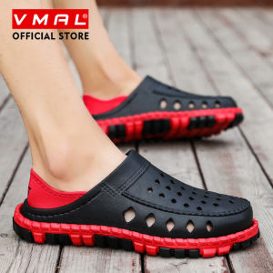 VMAL Summer Sandals for Men Slippers Casual Outdoor Slippers Quick Dry Hole Clogs Couple Garden Shoes Beach Sandals 39-45