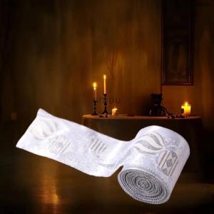 [COD] shiou 1 cuộn giáng sinh Ribbon DIY Giáng sinh cây trang trí vòng hoa trang trí quà tặng bao bì trang trí Ribbon