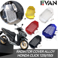 EVAN.shop Radiator Cover For Honda Click 125i/150i/v1/v2 CNC Alloy Quality Made in Thailand. 