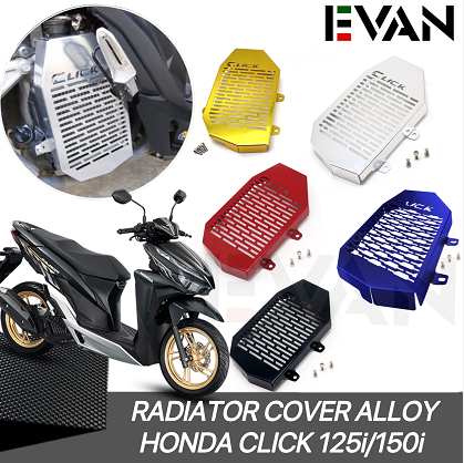 EVAN.shop Radiator Cover For Honda Click 125i/150i/v1/v2 CNC Alloy Quality Made in Thailand