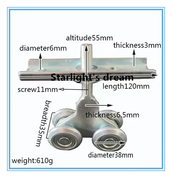 -JIEYIJIA-48/58mm/V/U/H 304 Stainless Steel Swivel Wheel 360 ...