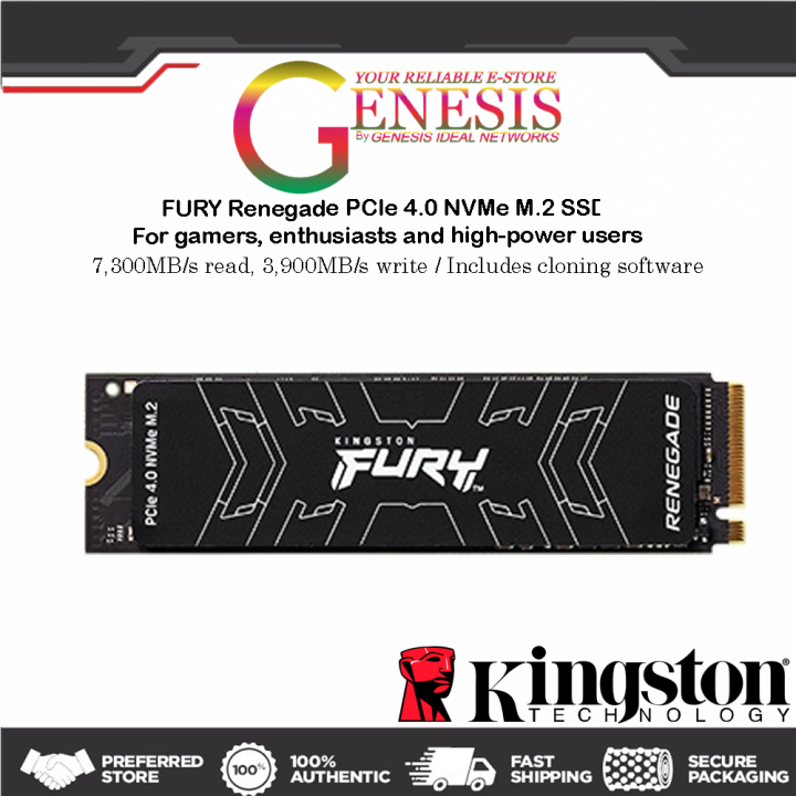 Kingston FURY Renegade Performance PCIe 4.0 NVMe M.2 SSD For gamers ...