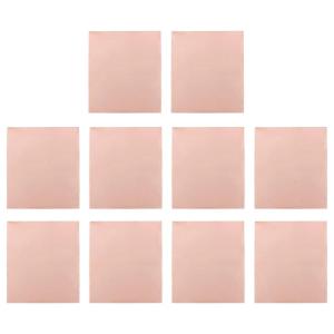 10 cái 1.5 mét một mặt Brass Laminate Sheets clads Board Phụ kiện cho DIY thiết bị điện tử & bảng mạch sáng tạo