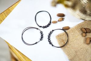 gelang cutom nama huruf dan angka / gelang angka / gelang tali anti air