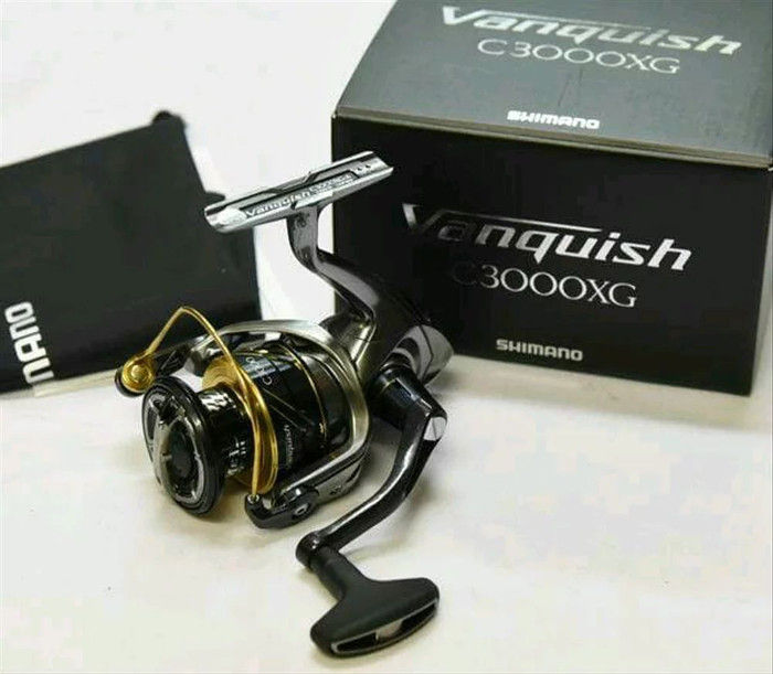 harga reel pancing shimano 2016 Reel Shimano Vanquish C 3000XG 2016 Spinning Reel 6.4:1 Gear Ratio Pe  #1(10Lb)-400M Line Capacity Reel 9.0Kg Max Drag Shimano Reel - Lazada