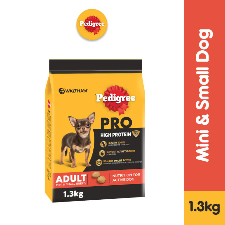 PEDIGREE PRO High Protein Dog Food Dog Dry Food 1 Pack 1.3kg