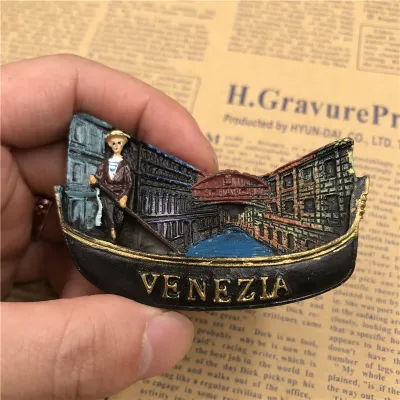 【Eco-friendly】 Fridge Magnet Thailand Phuket Singapore Merlion Panoramic Magnetic Souvenir Refrigerator