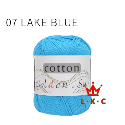 AC01 🇲🇾Stok Sedia Ada🇲🇾 现货 Benang Kait Golden Sun 100% Cotton Yarn 纯棉线 Pure Cotton Yarn Soft Yarn Crochet Benang Lembut